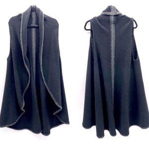 Alice & Olivia M-L woman alpaca-wool gorpcore cozy quiet luxury loose fit vest